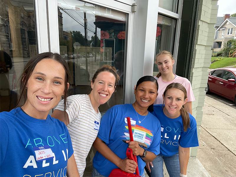 Community Involvement - Team Photo Service Erie Pride Alliance