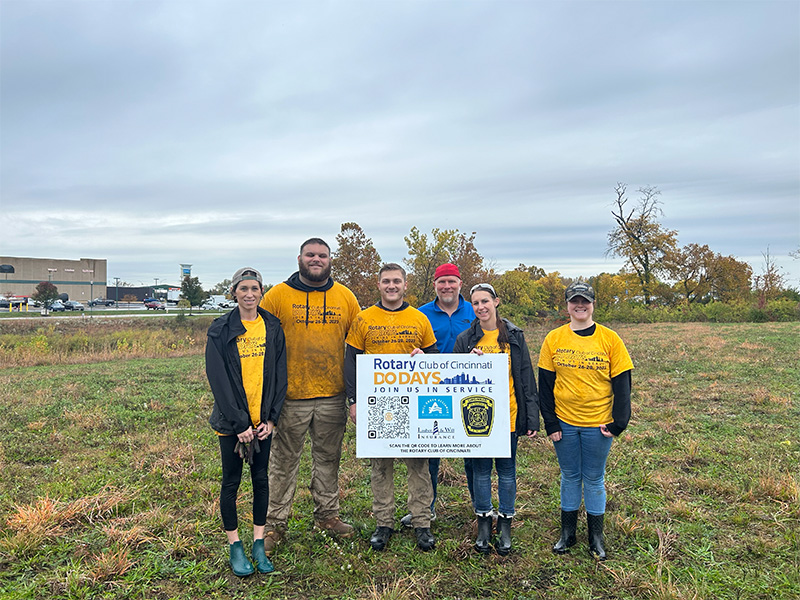 Community Involvement - Team Photo for Rotary Club of Cincinnati Do Days Service Involvement