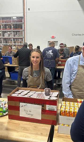 Community Involvement - Volunteering at Food Pantry